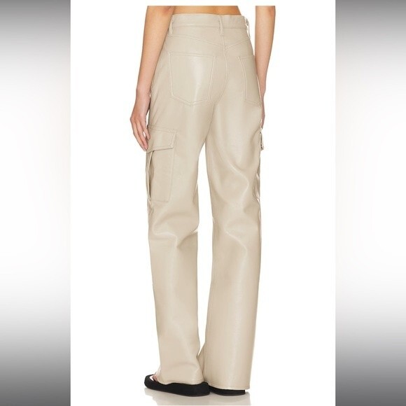 AGOLDE Recycled Leather Minka Cargo in Toast Size 30 NWT - Picture 7 of 11